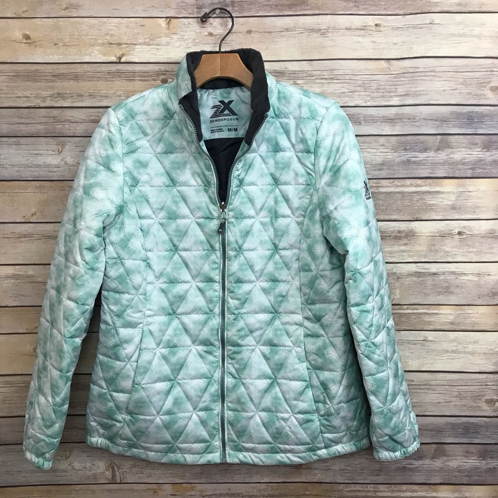 ZeroXposur Medium Jacket Puffer full zip shell - Picture 1 of 8
